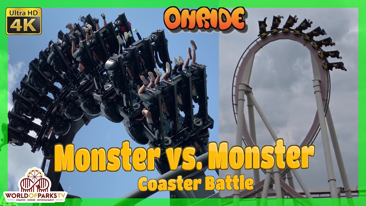 Monster Walygator vs. Monster Gröna Lund (Onride POV) Achterbahn Duell - B&M Roller Coaster Battle
