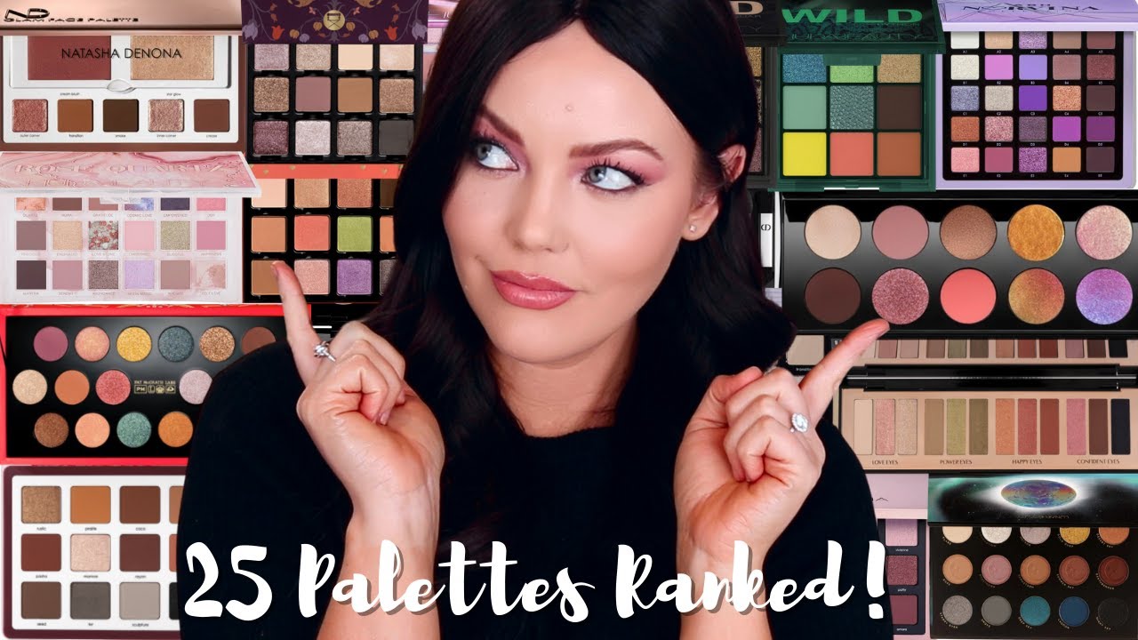 Ranking All My Eyeshadow Palettes From 2021!