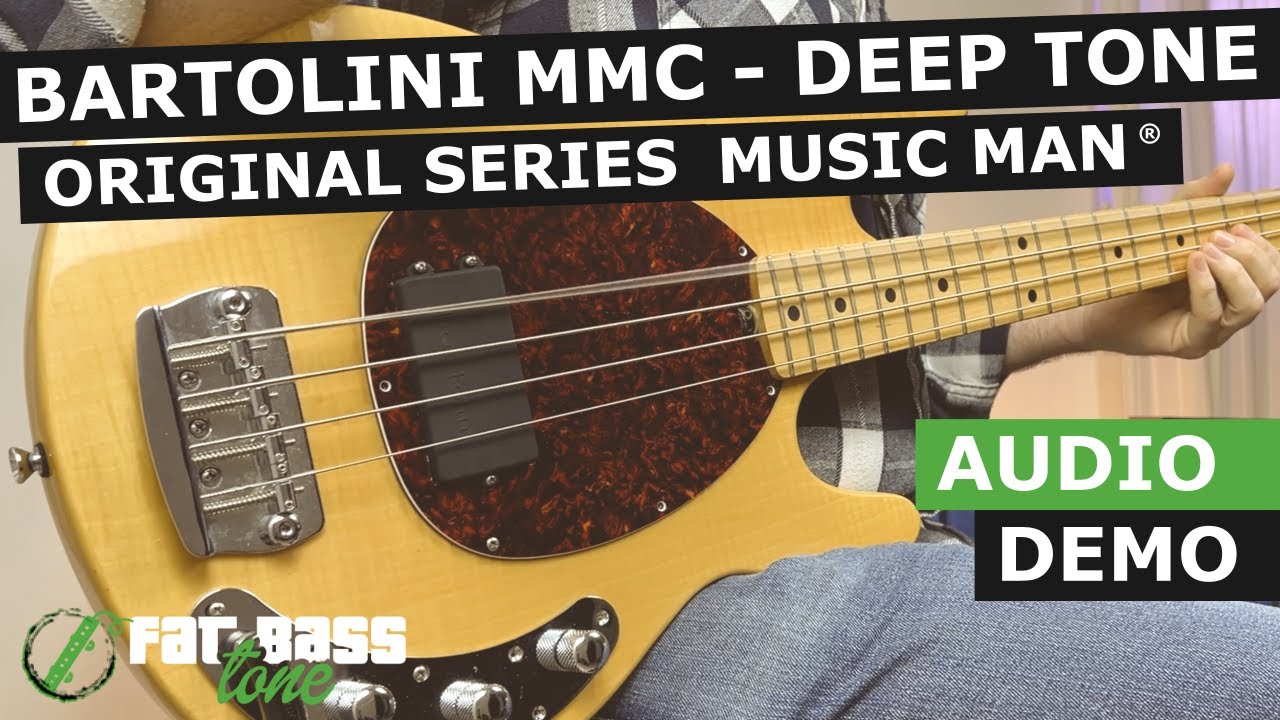 Bartolini MMC (Dual Coil, Deep Tone) Music Man&reg; Bass Pickup Demo