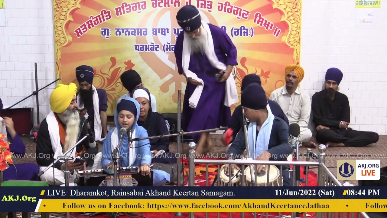 003 Dharamkot 11June2022 SatEve Rainsabai Bibi Prabhleen Kaur Jee Ludhiana