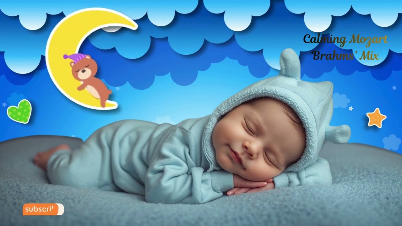 Sleep Instantly 🌙 Relaxing Mozart Lullaby for Quiet Nights