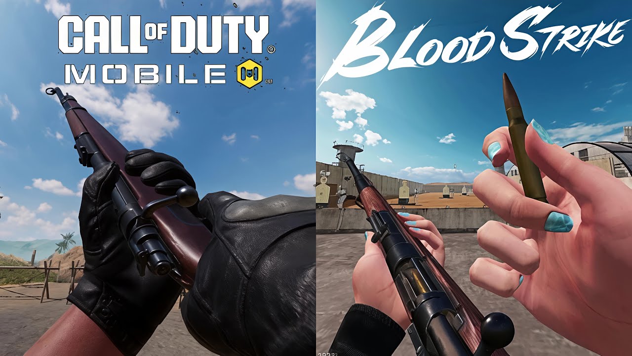 Call of Duty Mobile VS. Bloodstrike Weapons  Sound & Animation Comparison