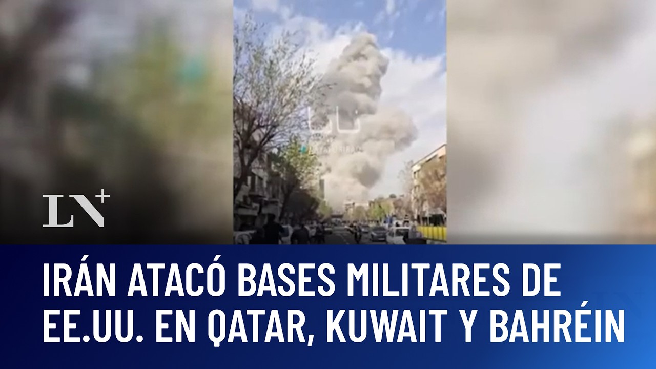 Irán atacó bases militares de Estados Unidos en Qatar, Kuwait y Bahréin