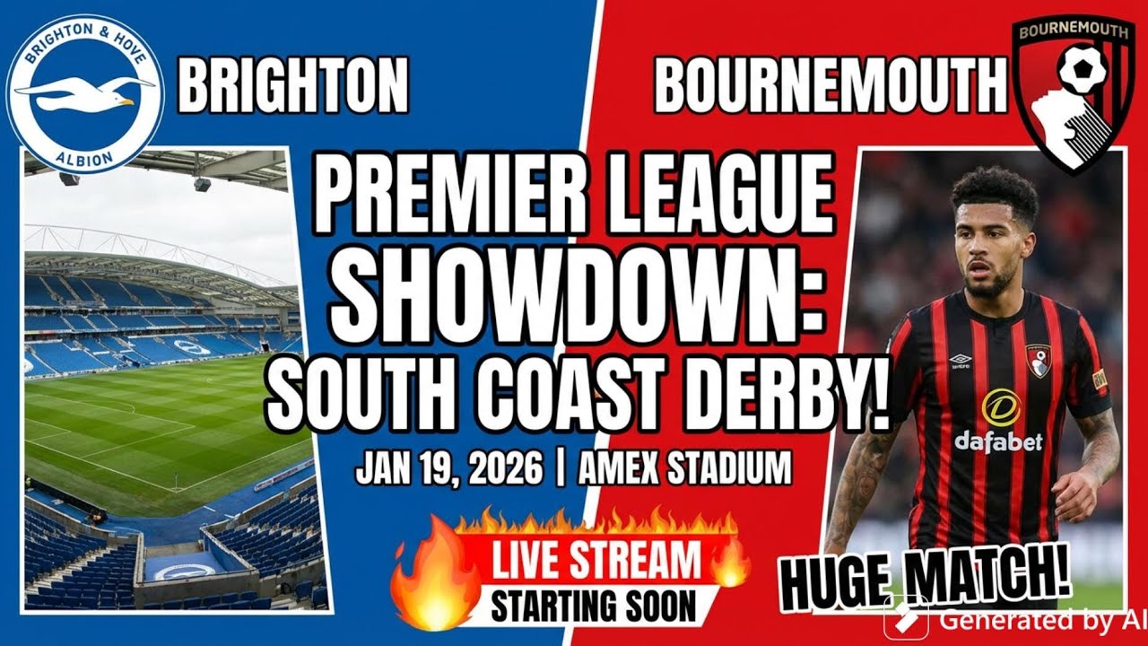 Brighton vs. Bournemouth who takes the South Coast Derby?