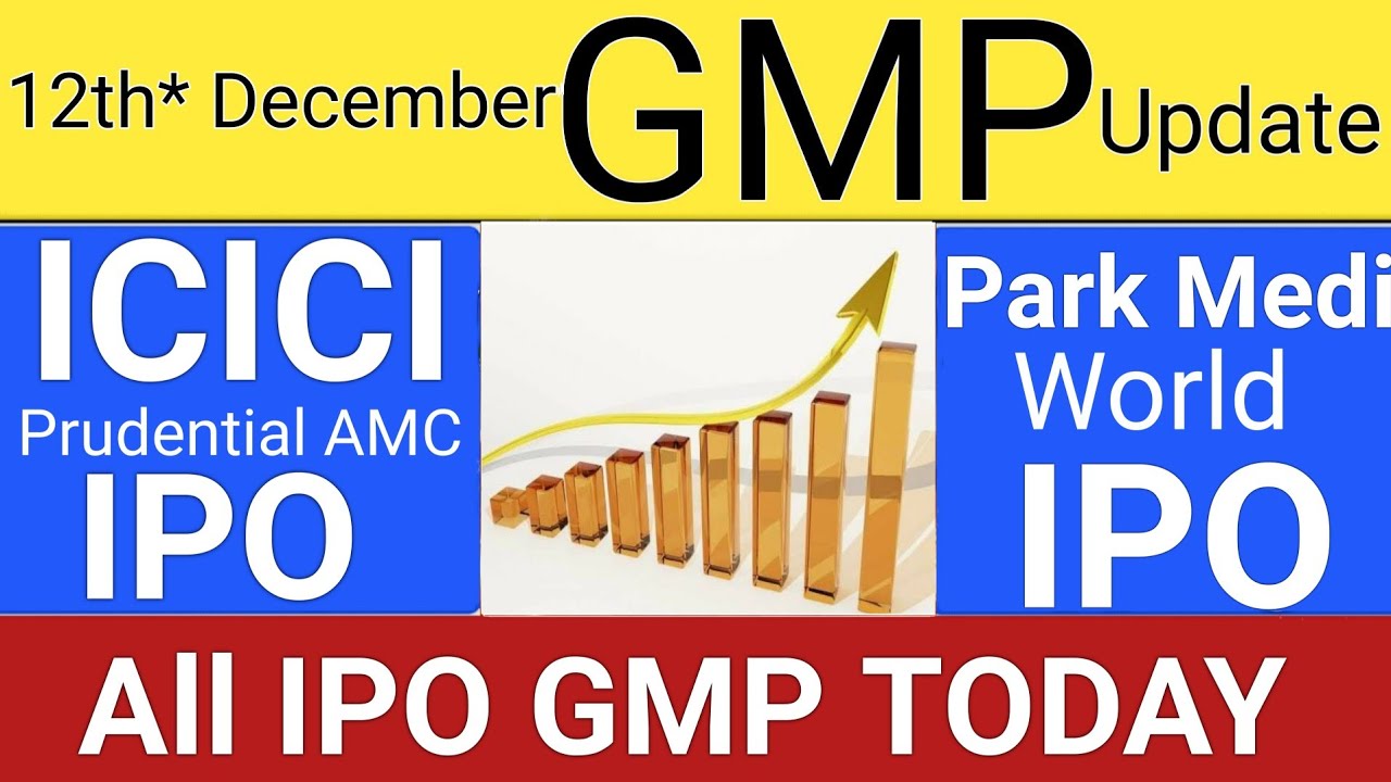 All IPO GMP Today | ICICI Prudential AMC IPO Today | Corona Remedies IPO GMP Today Stock Market Tak