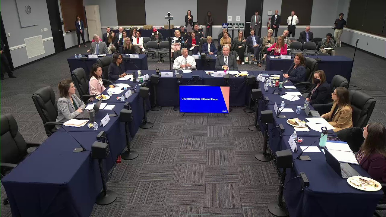 Cary Council Work Session – January 8, 2026