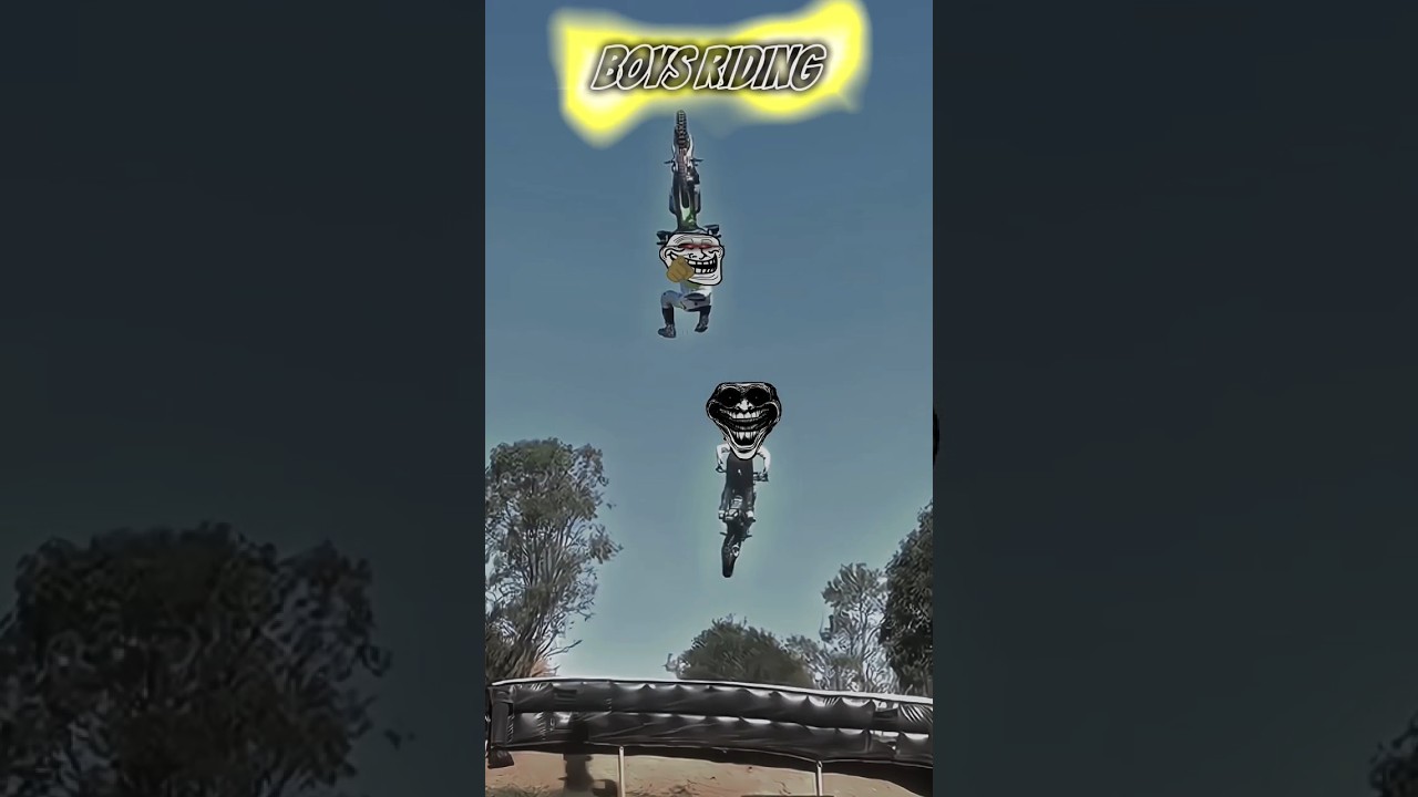 Girls Vs Boys Stunt 💀 #bike #disaster #aura #viral #sigma #stunt #troll #trollface