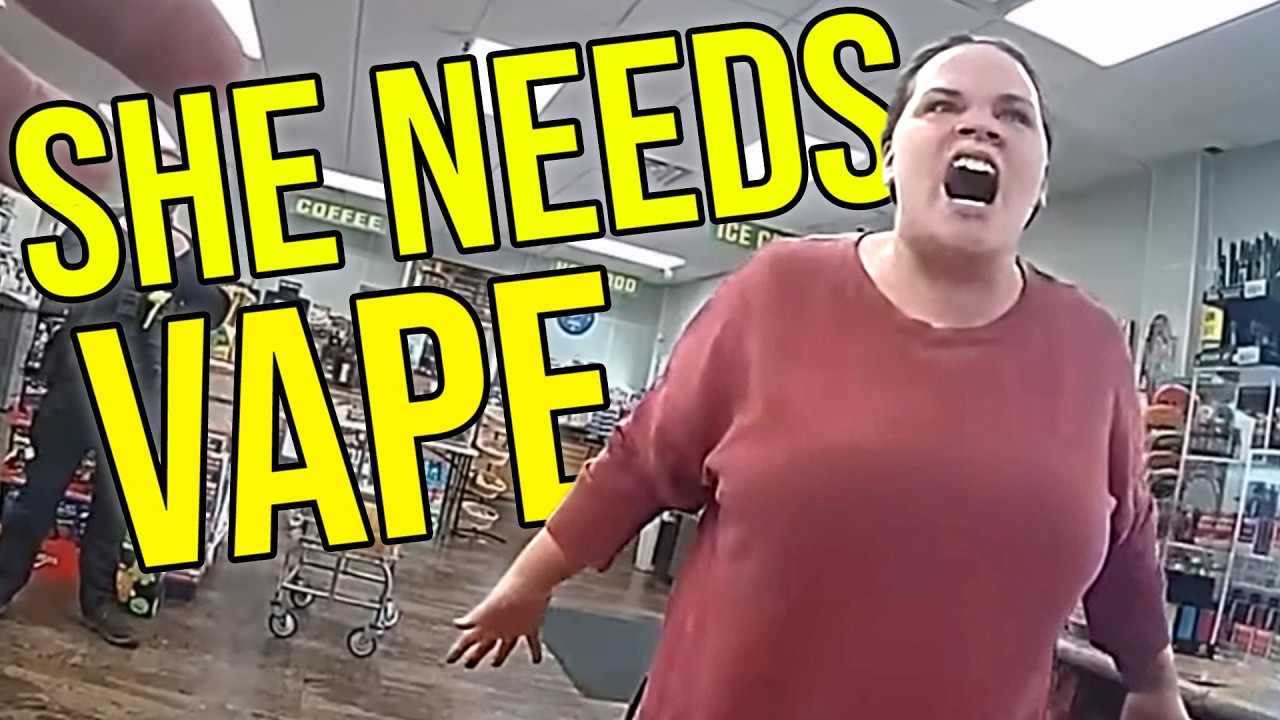 Lady Loses Her Mind (literally) Over A Vape