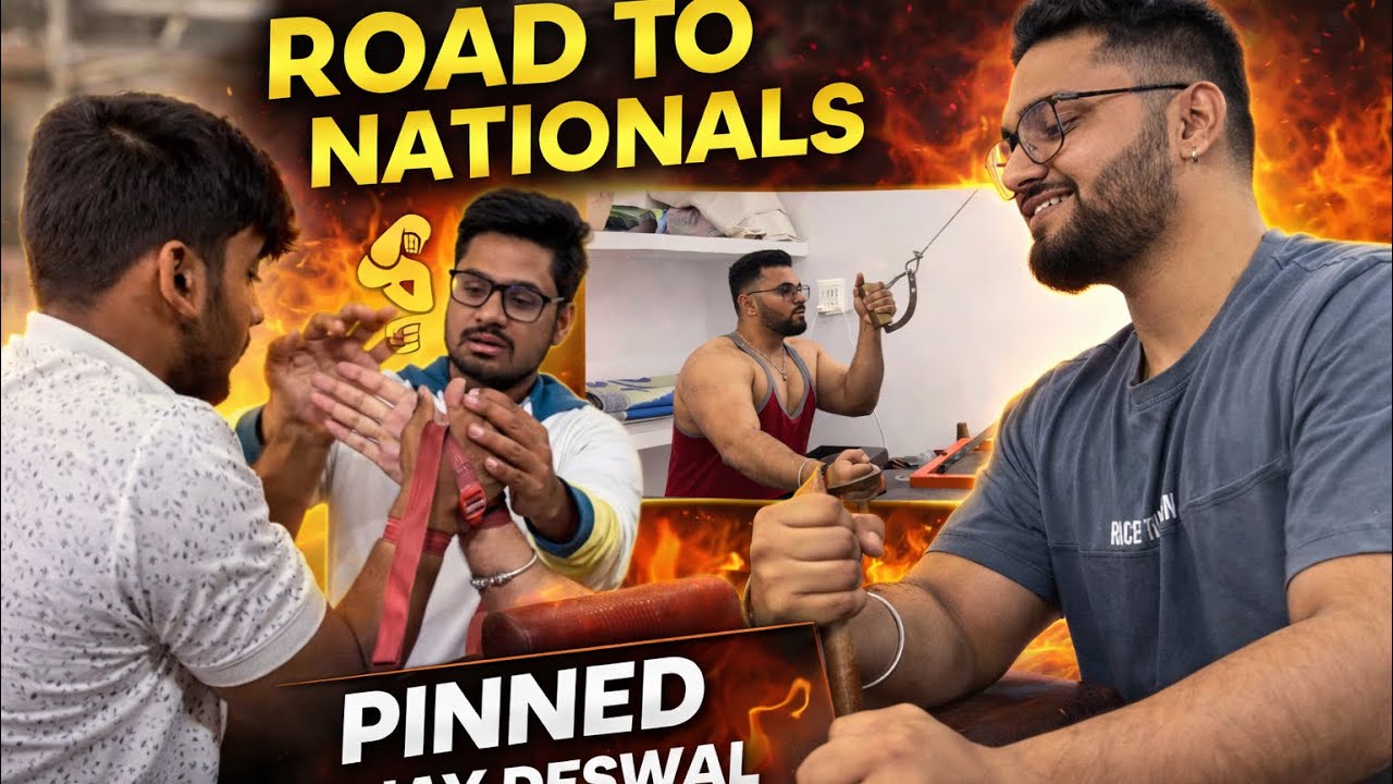 Varanasi Armwrestling Practice 🔥 | Pinned Sanjay Deswal Student 💪 | Road To Nationals