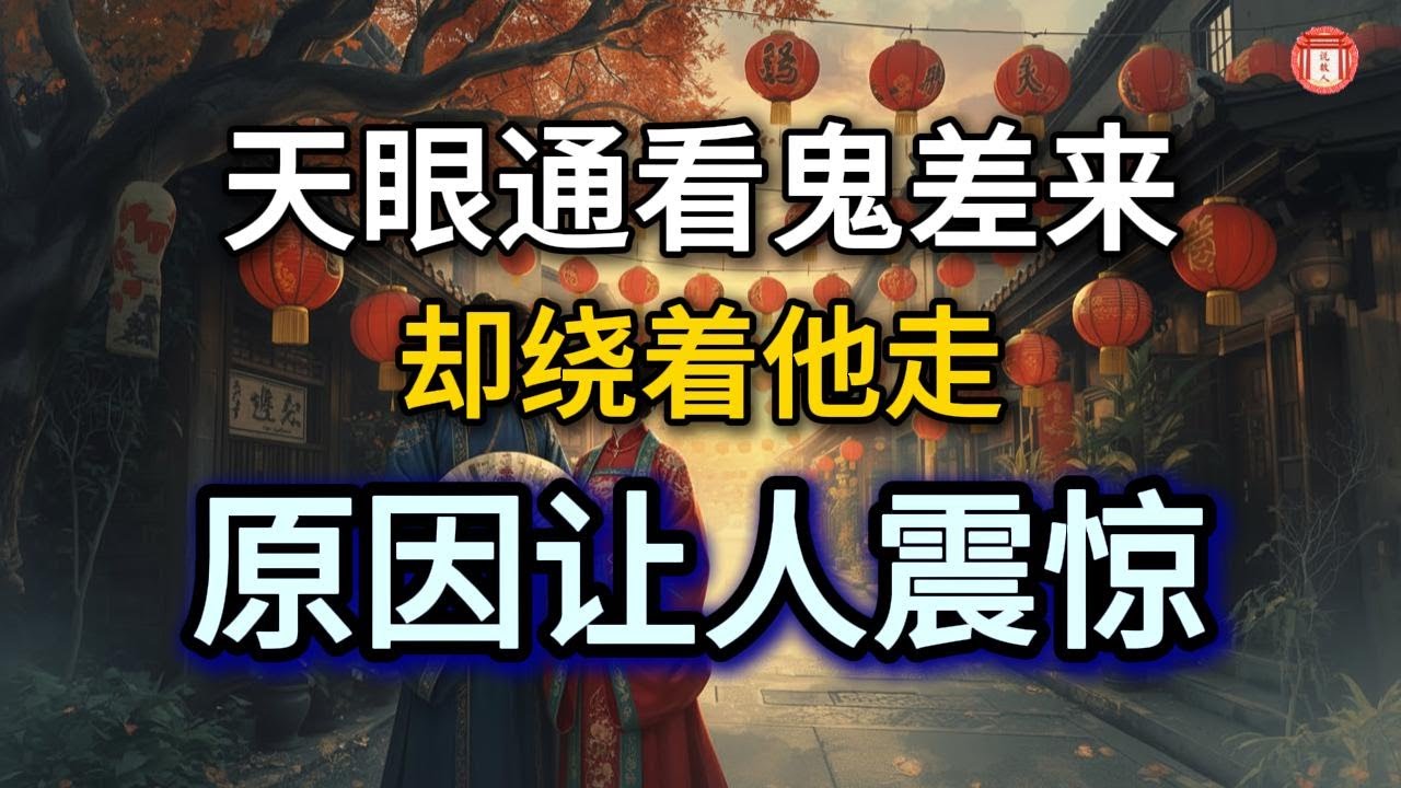 民間故事：《天眼通看到鬼差来了，却绕着他走，原因让人震惊》#说故人 #民间故事 #历史传奇 #人物故事 #古代传说 #故事分享 #社会百态 #人性探索