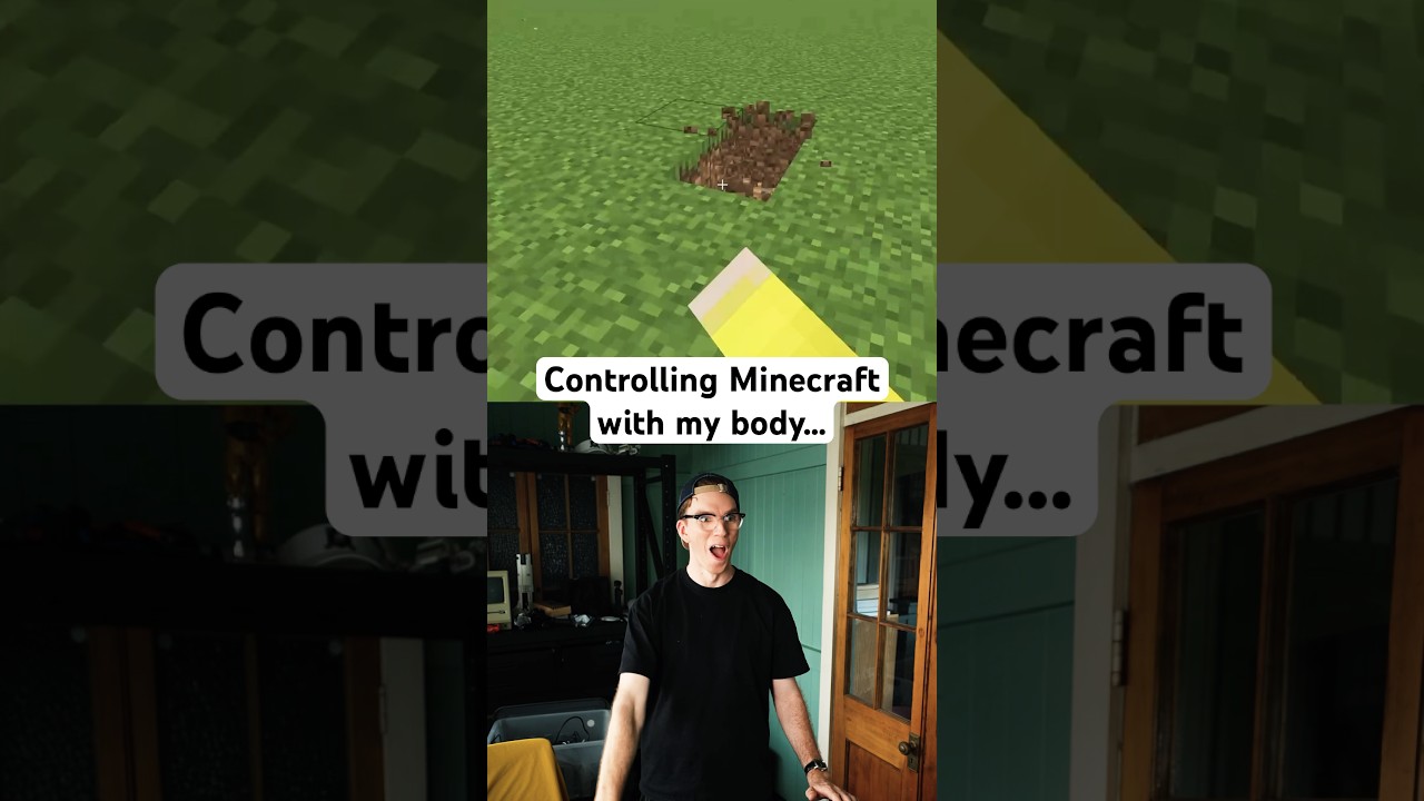 Minecraft, но контроллером является моё тело&hellip; 🥵