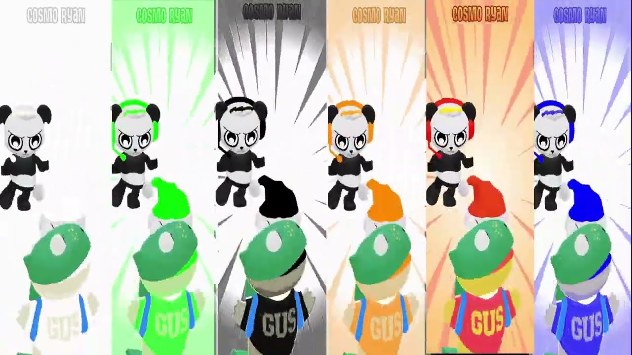 TAG WITH RYAN SANTA RYAN EIGHT CHARACTERS COLORMIX GAMEPLAY FUNNY REVERSE MODE