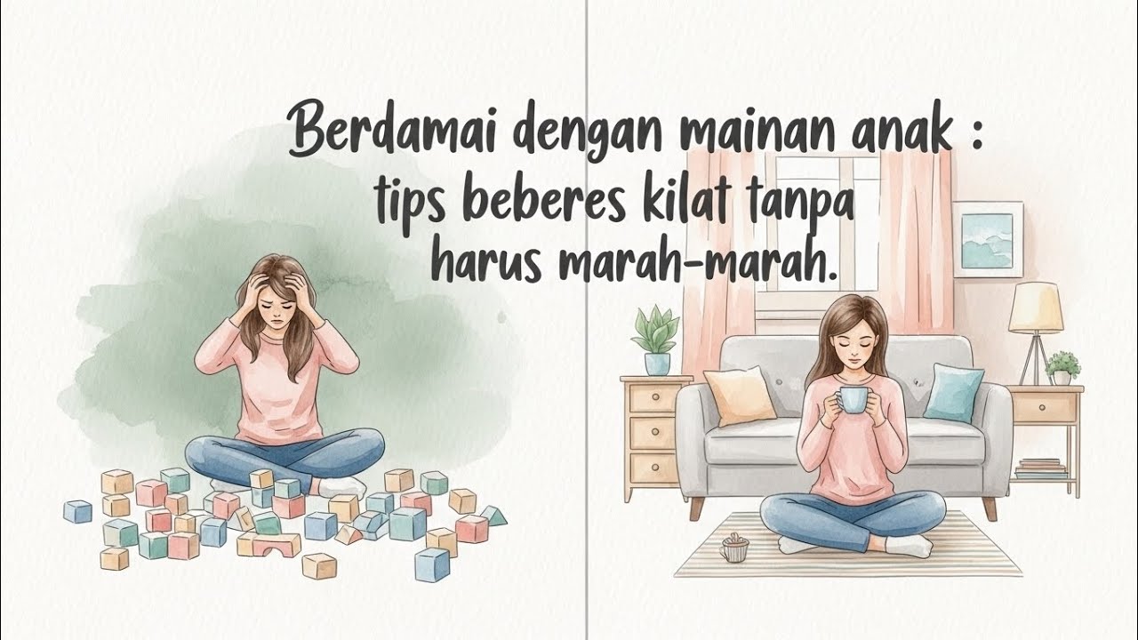 RAHASIA RUMAH RAPI SORE HARI: Cara Beberes Mainan Cuma 10 Menit! 🧸💨 (Fokus ke kecepatan)