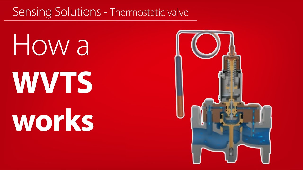 How the WVTS thermo-operated valve regulates the temperature of water or brine | Animation