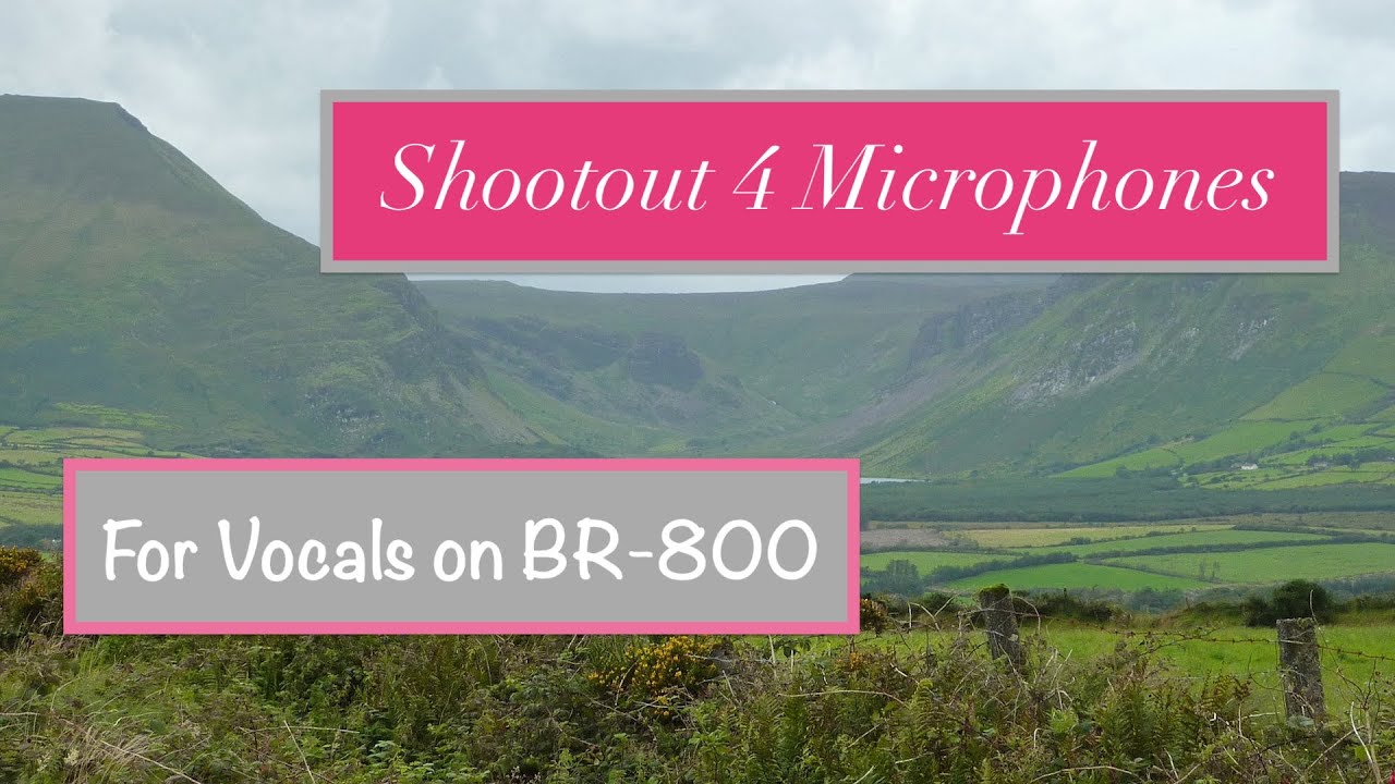 Microphone Shootout on BOSS digital recorder