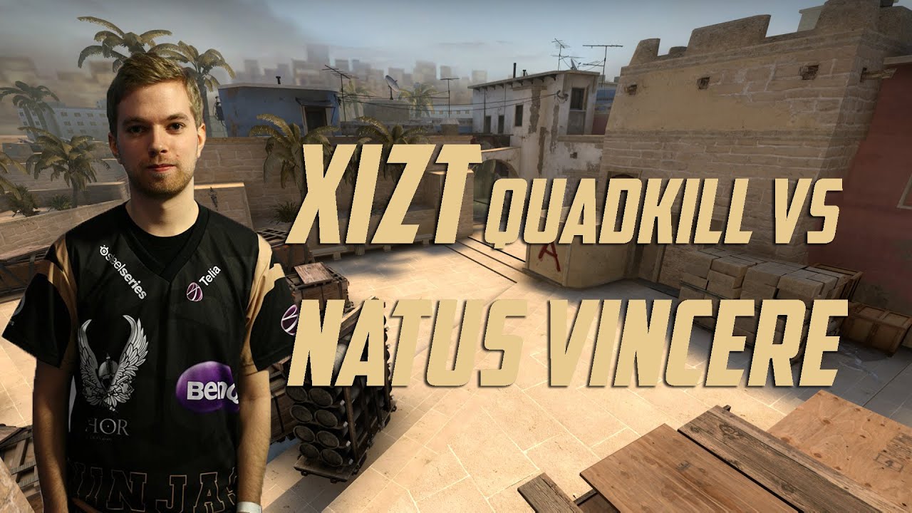 Xizt quadkill vs Na'Vi | FACEIT League EU