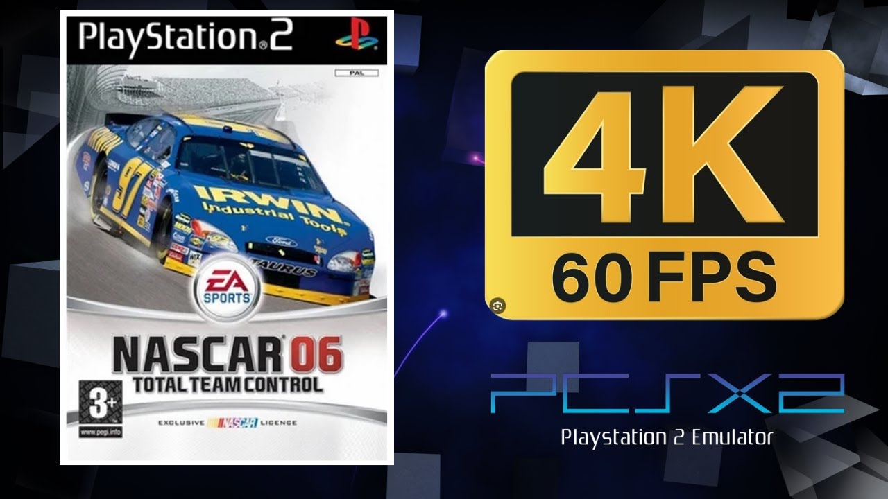 NASCAR 06: Total Team Control | PS2 (PCSX2) | 4K UHD