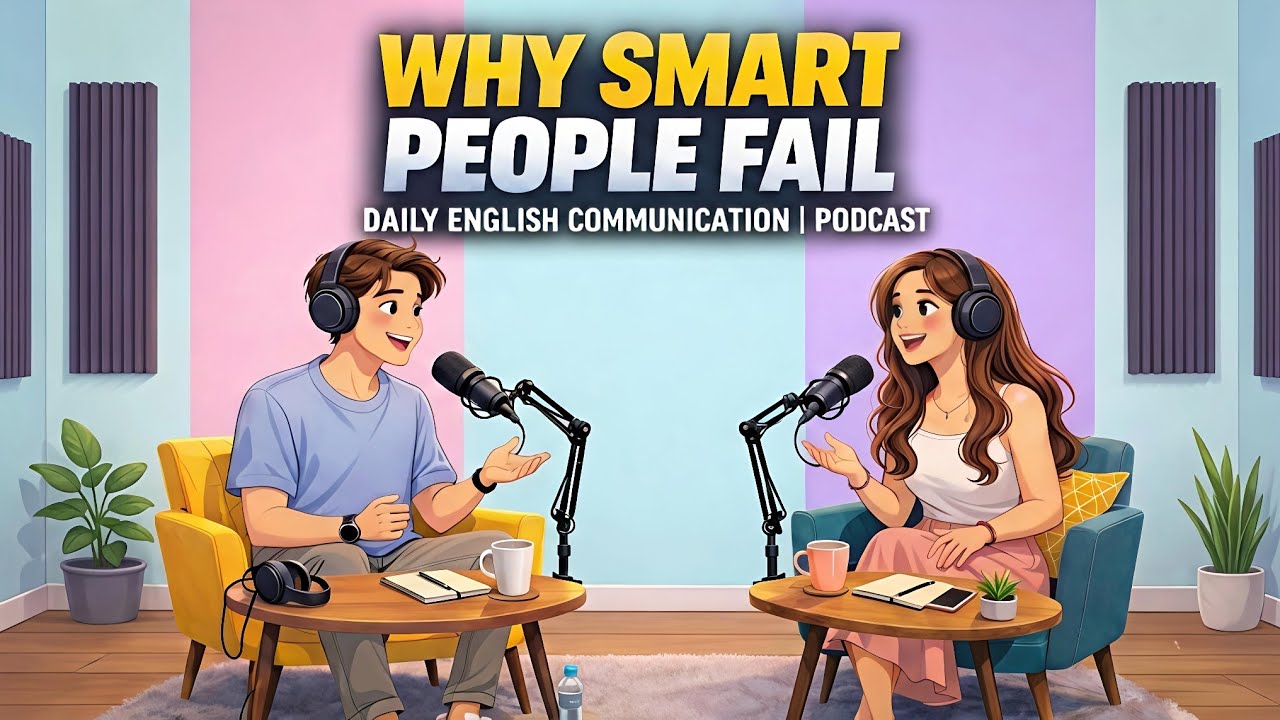 Why Smart People Fail | Daily English Communication | Podcast
