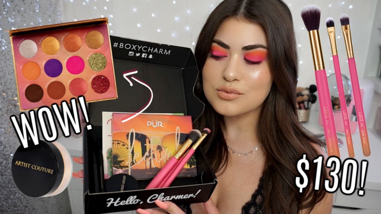 BOXYCHARM Апрель 2019 г. Распаковка и примерка! 🎡Цена 130 долларов!