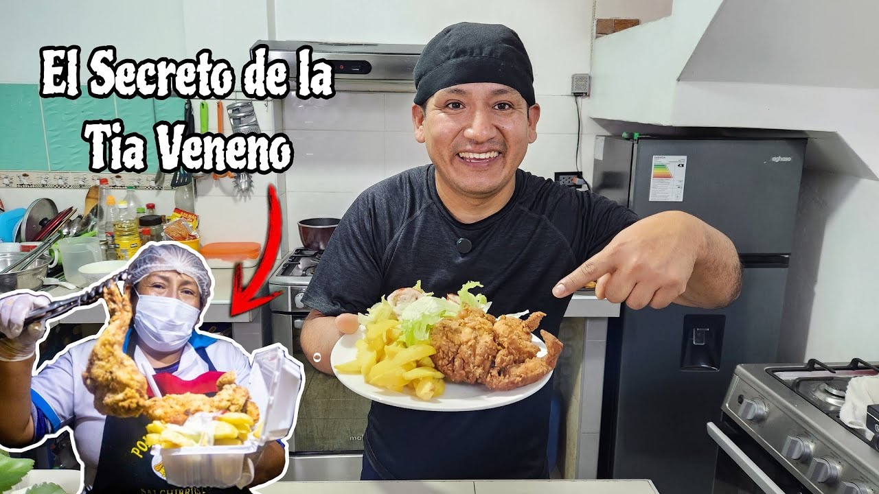 ✅POLLO BROASTER PERUANO A LO TIA VENENO/PERUVIAN BROASTER CHICHEN EL VERDADERO SECRETITO 10 de 10 👌😋