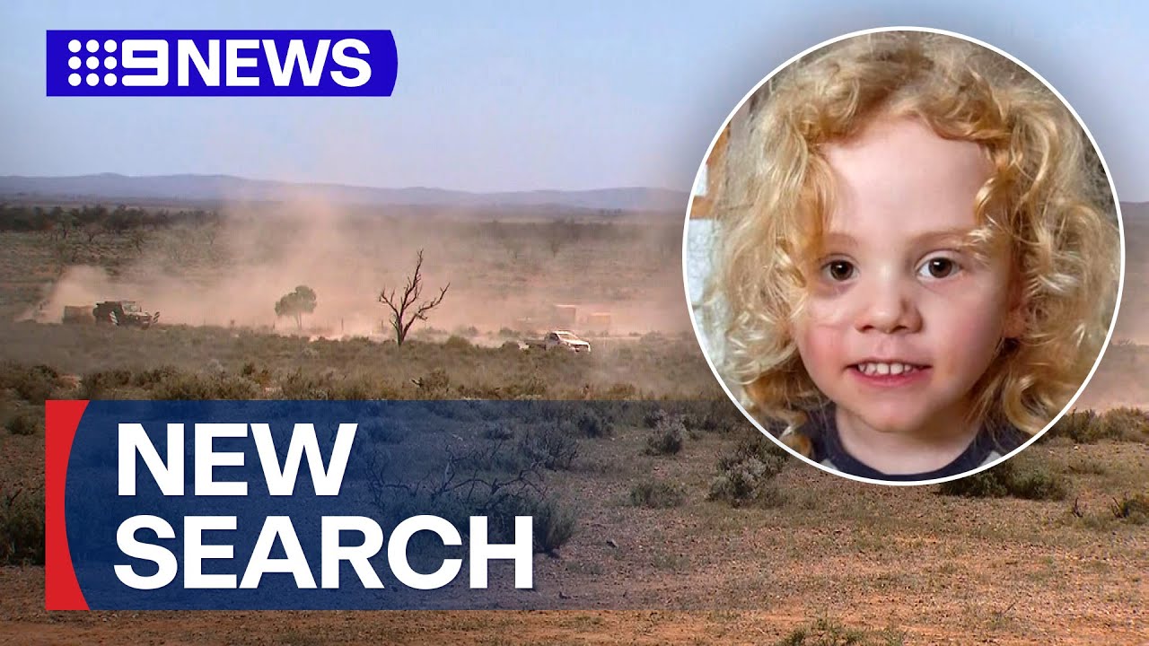 Police return to remote Yunta property in search for missing four-year-old | 9 News Australia