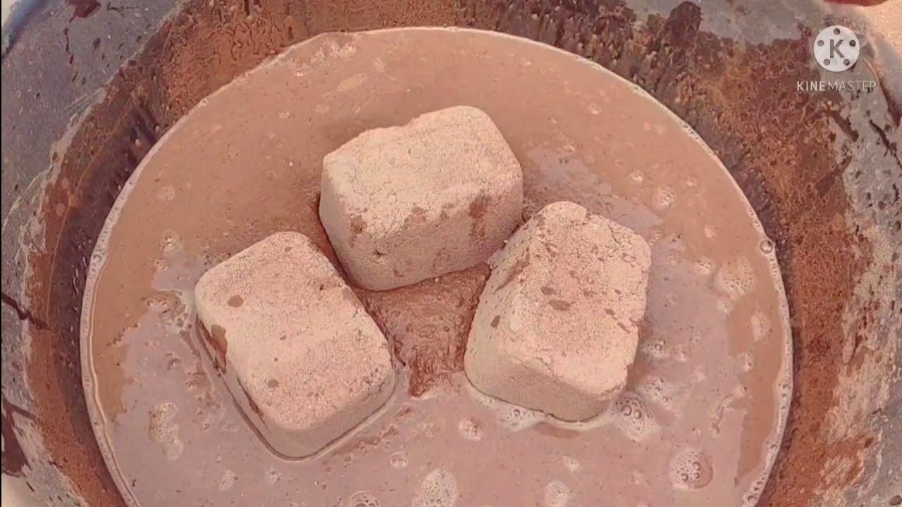 Soft dusty red dirt water/floor crumbling most satisfying asmr @saasmr585