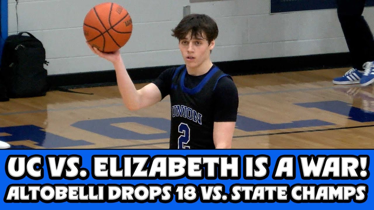 Union Catholic 56 Elizabeth 50 | HS Basketball | UC Takes Down State Champs!