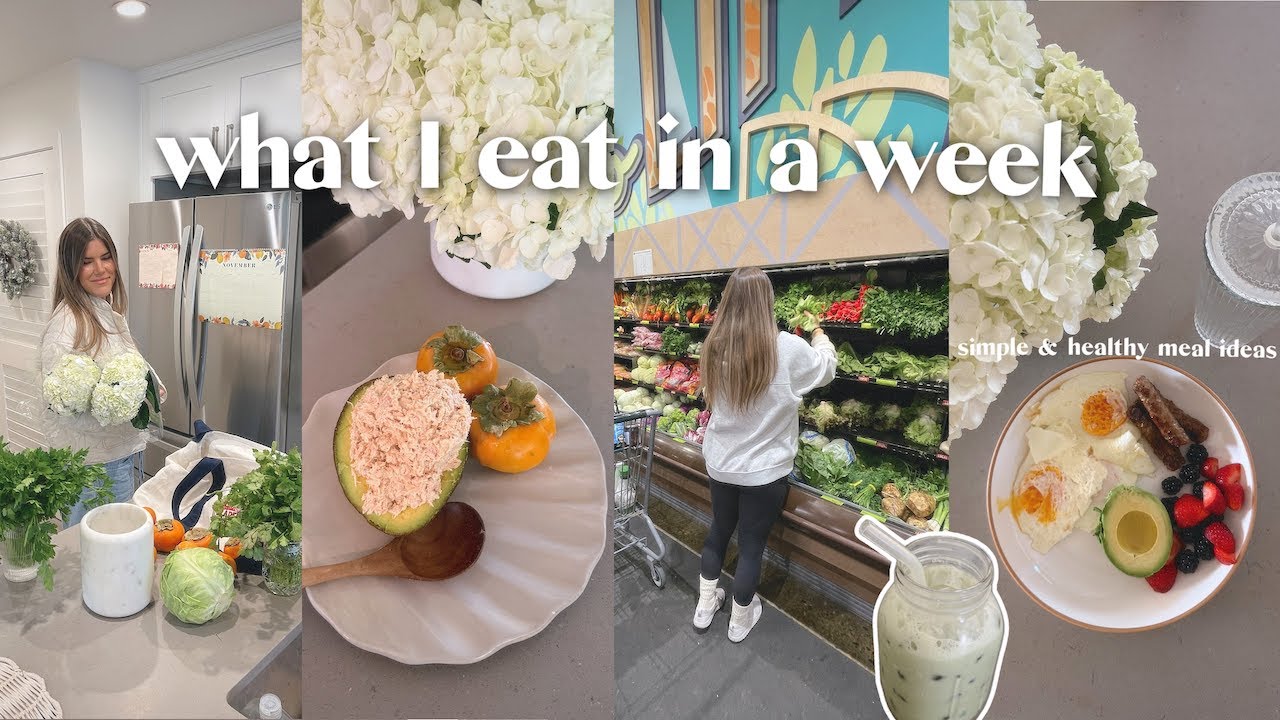 WHAT I EAT IN A WEEK | realistic high-protein, healthy meal ideas!