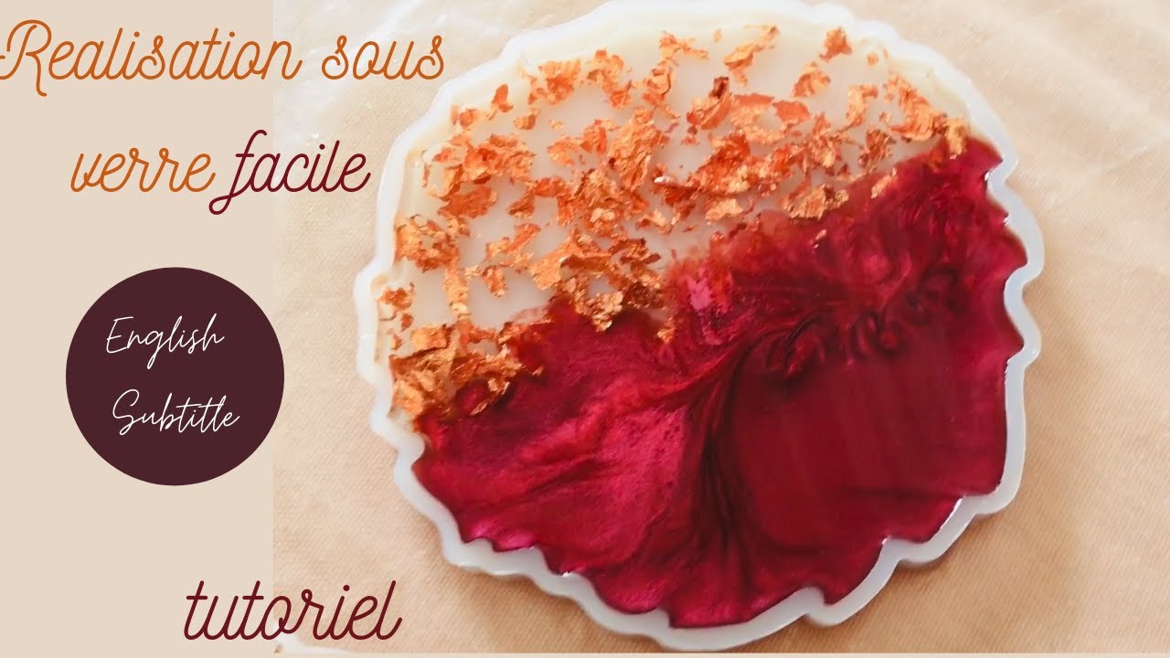 resine epoxy realiser un sous verre facilement