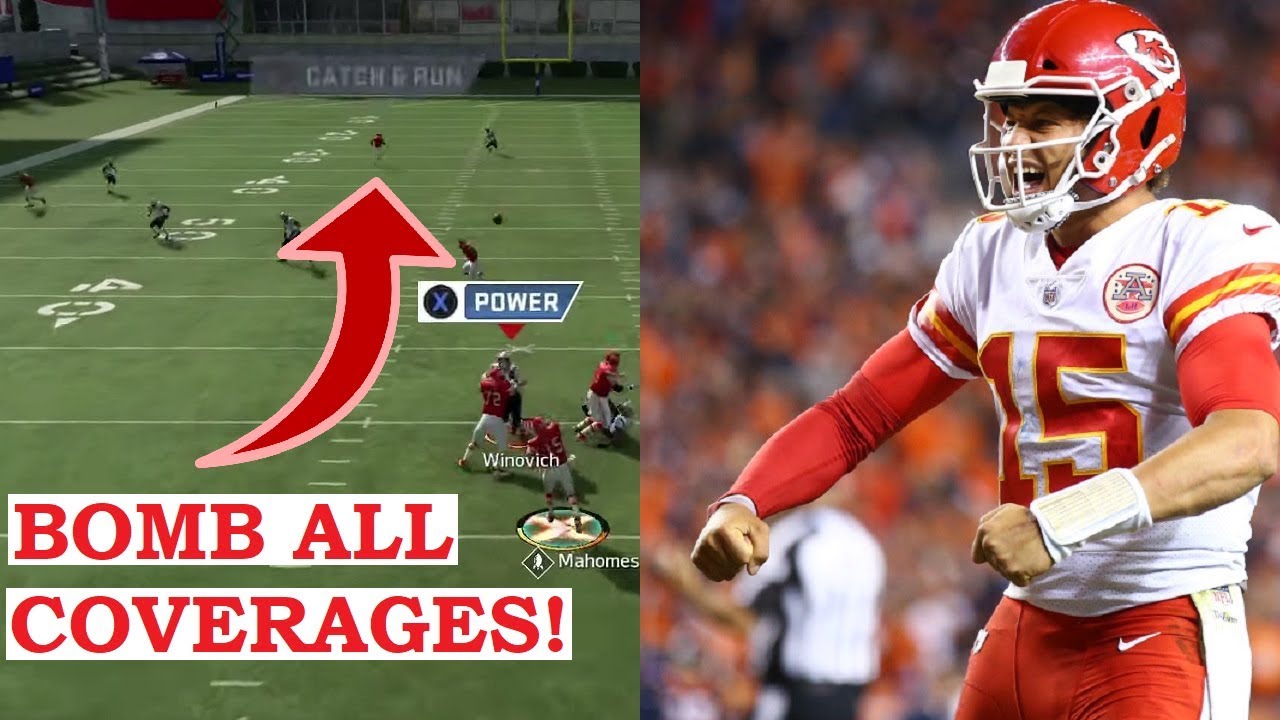HOW TO THROW ONE PLAY TOUCHDOWNS AGAINST EVERY COVERAGE AND EASILY WIN IN HOUSE RULES! MADDEN 20