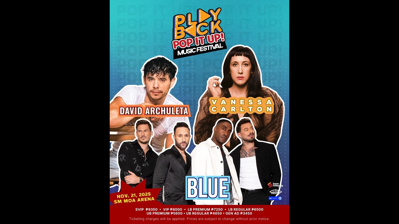 PLAYBACK DAVID ARCHULETA VANESSA CARLTON AND BLUE MOA NOVEMBER 21, 2025 PHOTOS PART 1