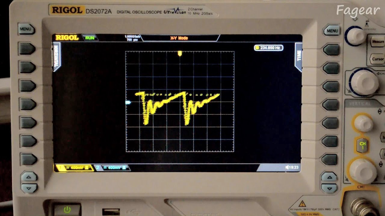 Демо Oscillofun на Rigol DS2072A (DS2000A)