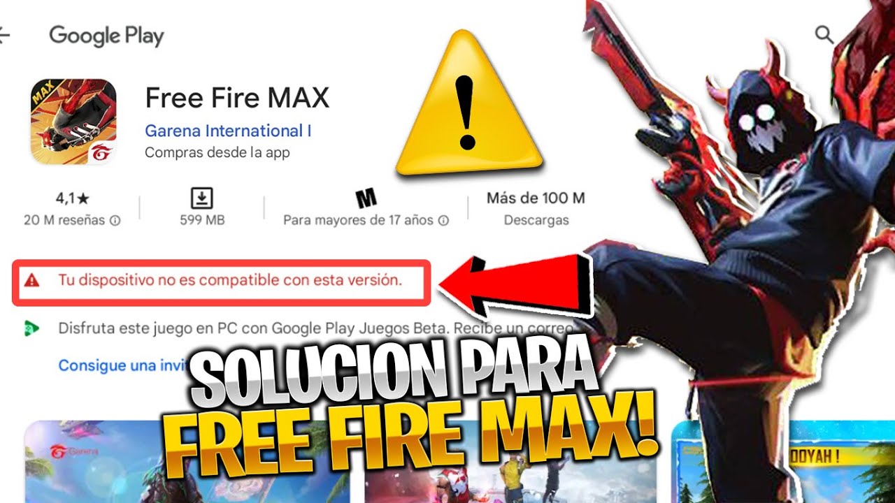 🚫ERROR AL ACTUALIZAR FREE FIRE MAX 2024! SOLUCION COMO DESCARGAR FREE FIRE MAX