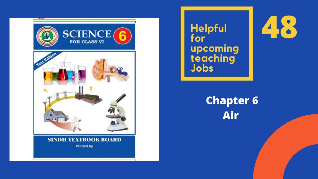 chapter 6 Air Class 6 Science  Sindh text book board jamshoro