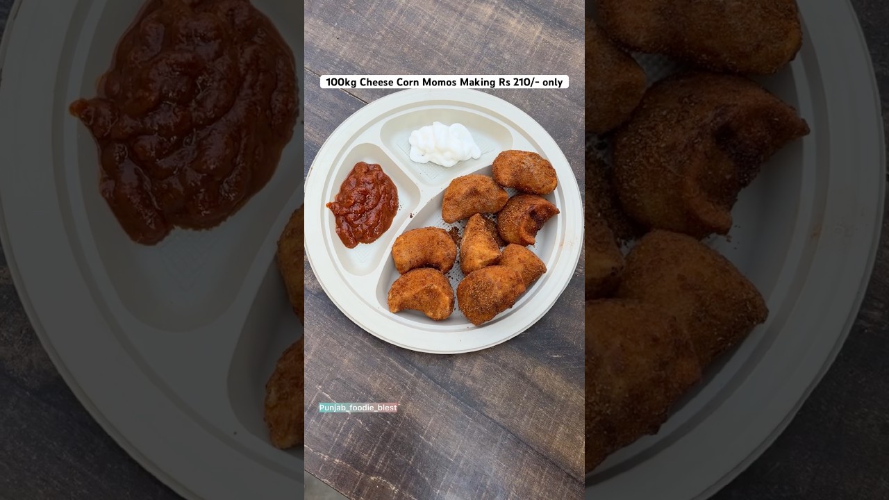 100lg cheese corn momos making Rs 210 only #momos #cheese #shortsvideo #indianfood #foodies #wow