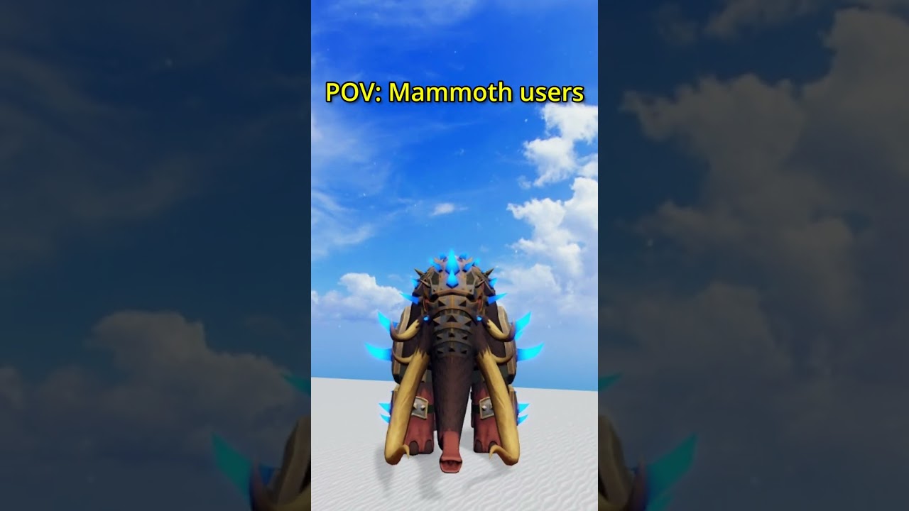 POV: Mammoth users be Like...🫢 Blox fruits