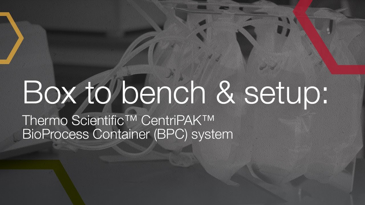 Box to bench & setup: Thermo Scientific&trade; CentriPAK BioProcess Container (BPC) System