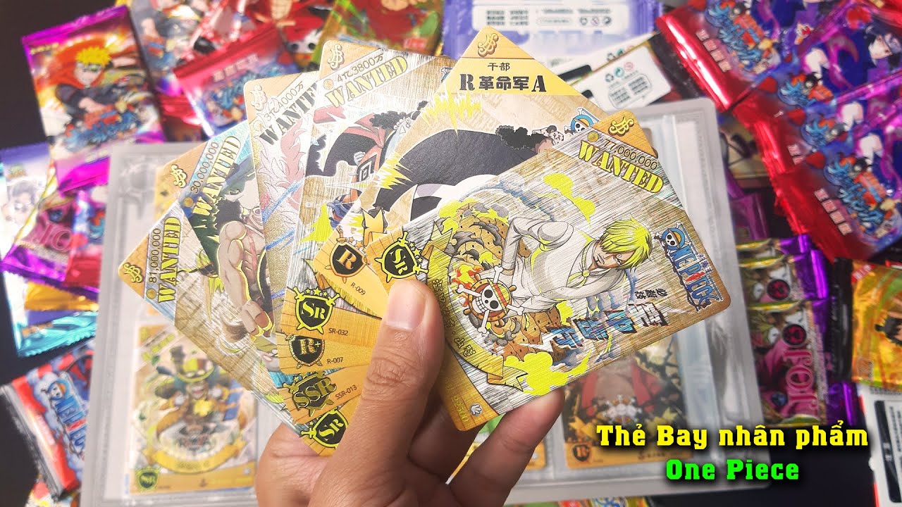 【HOT】Thẻ Bay Nhân Phẩm - One Piece - Bay sẽ hên hay xui, mong ra thẻ hiếm.