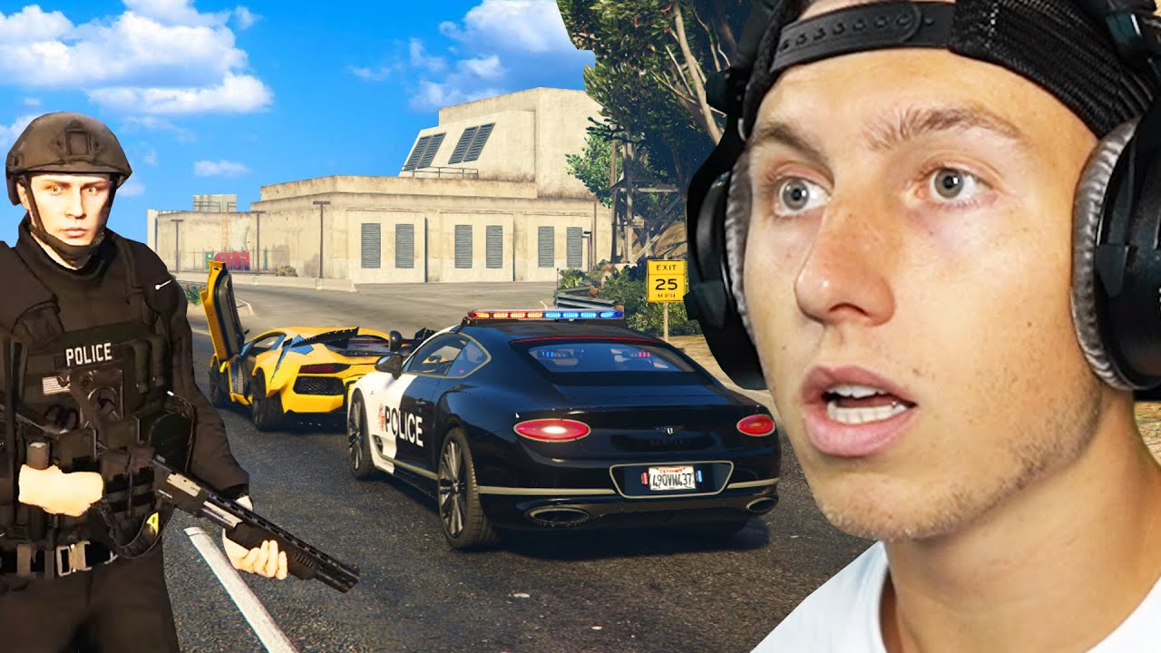 POLIZEI KONTROLLE an AUTOBAHN in GTA 5 RP