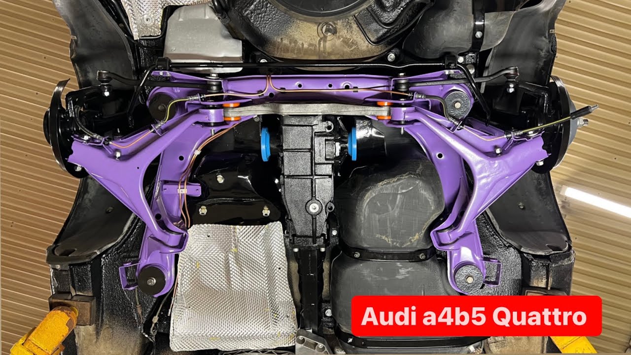 ВОССТАНОВЛЕНИЕ AUDI A4 b5 QUATTRO 1.8 turbo! ЗАДНЯЯ ПОДВЕСКА!