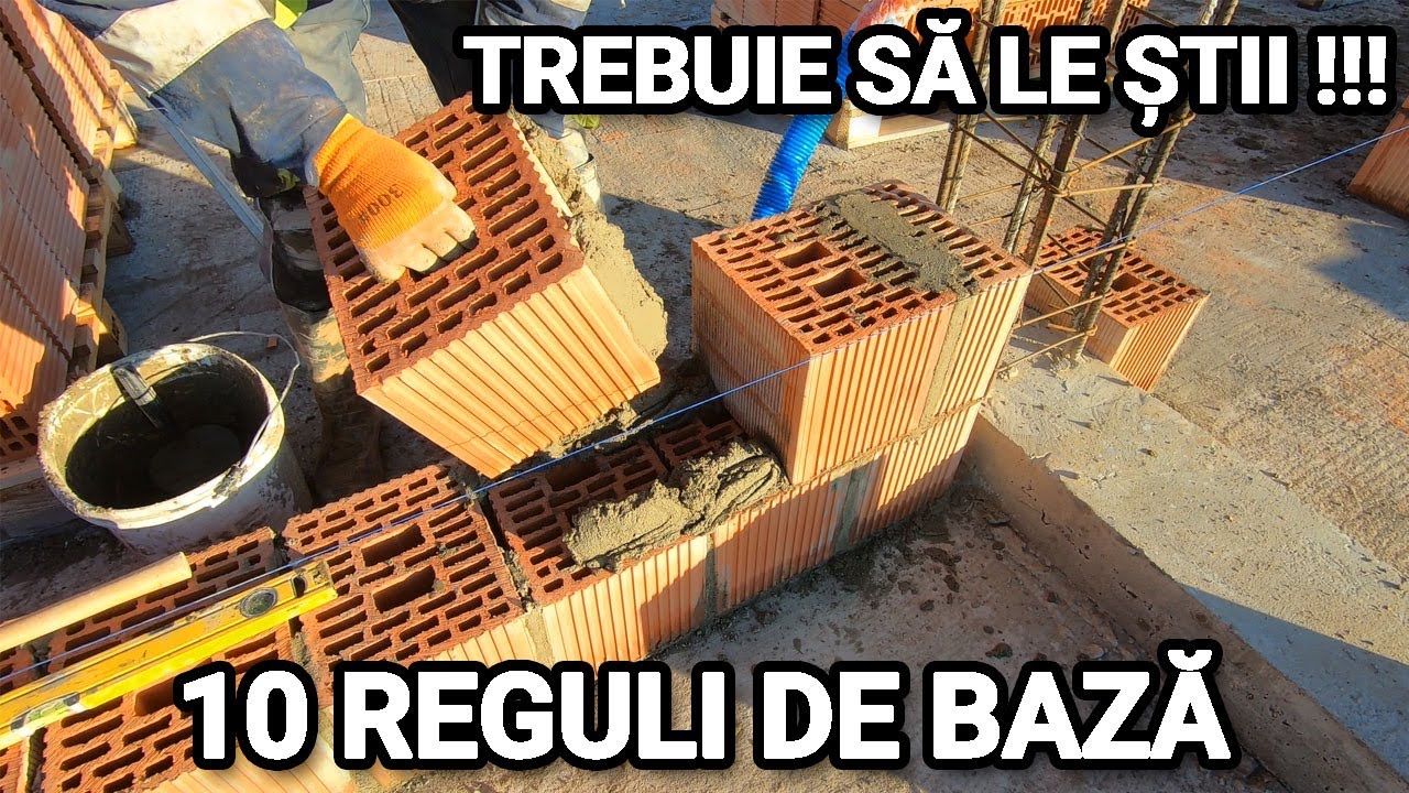 Cum zidesti corect peretii din blocuri ceramice Brikston, Porotherm, Cemacom, Soceram etc