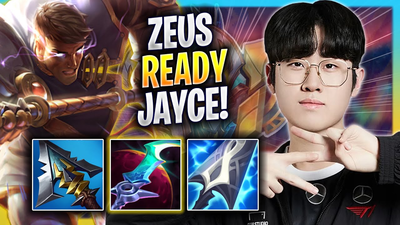 ZEUS IS READY TO PLAY JAYCE! - T1 Zeus Plays Jayce TOP vs Fiora! | Season 2023
