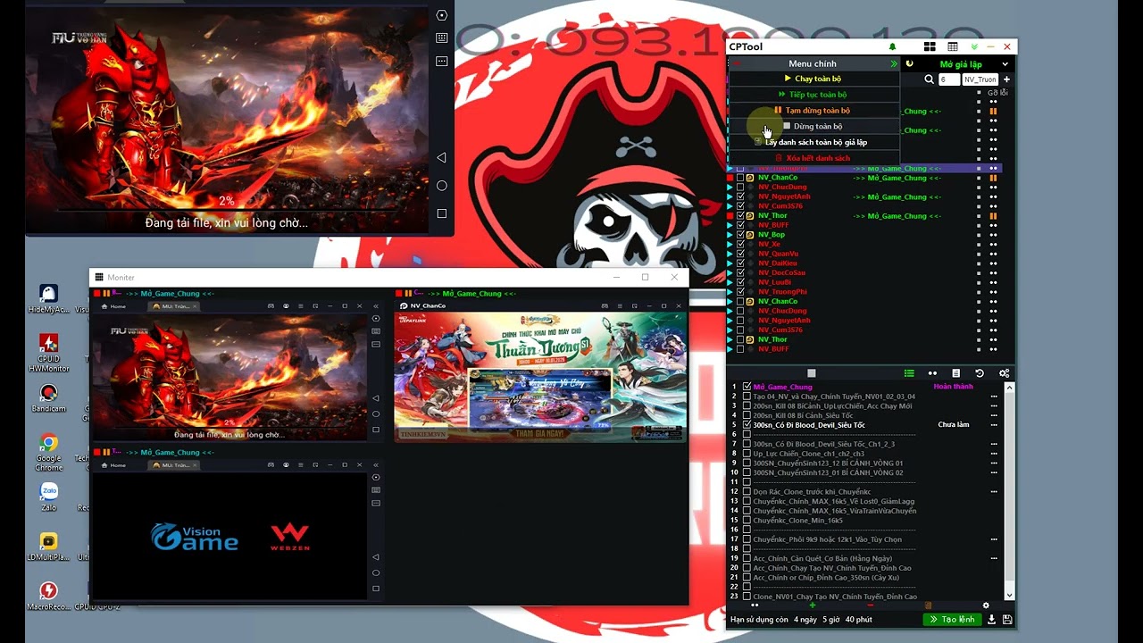 1201 CPTool | Hướng dẫn AE Thao Tác Cơ Bản và Tính Năng của Tool | Game MU TRỨNG VÀNG VÔ HẠN