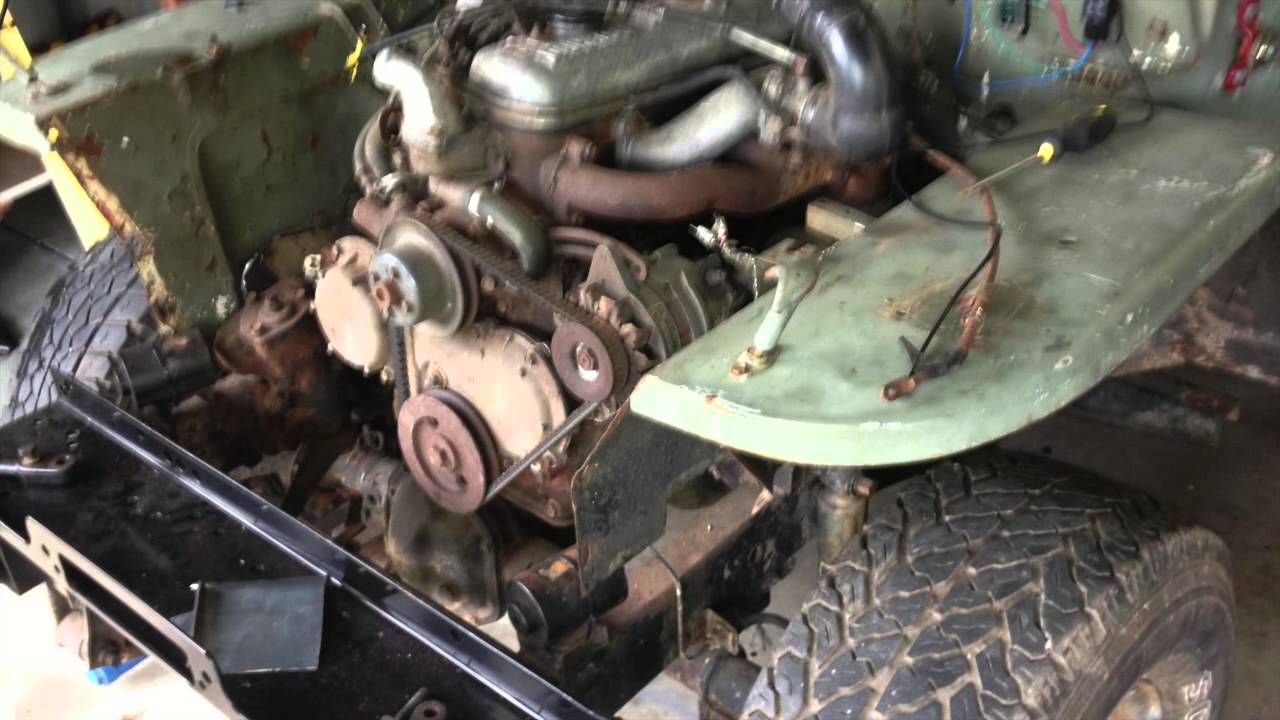 Modified 1944 ww2 Willys Jeep, Ford GPW on a Diahatsu scat chassis