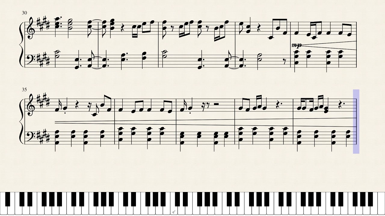 BTS (방탄소년단) - DNA Piano Score