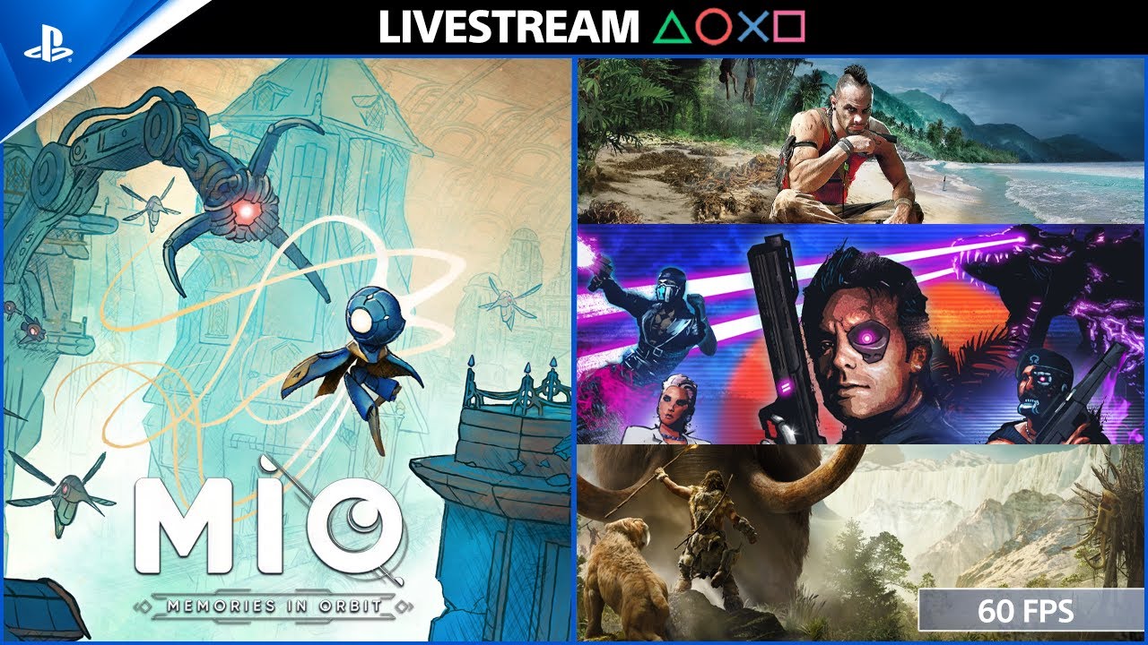STREAM - mio: memories in orbit | Far Cry 3, Blood Dragon, Primal , 4 - 60 FPS PATCH !!!