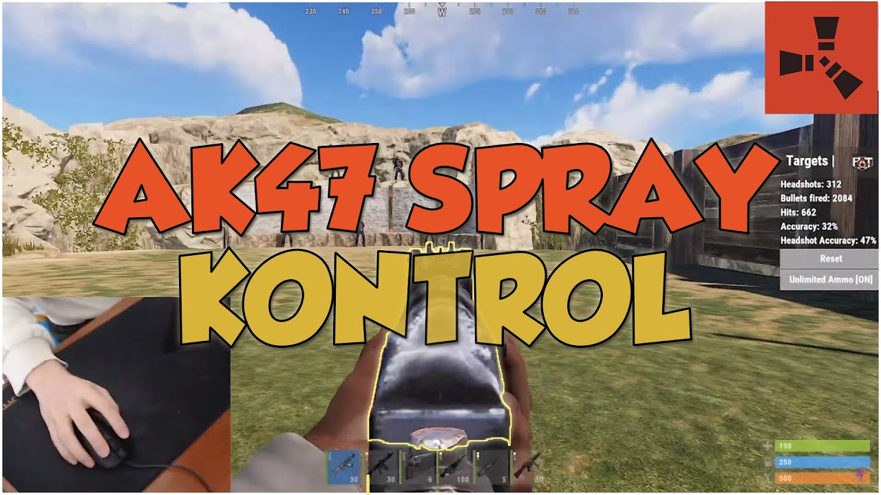AK SPRAY NASIL ATILIR | İPUÇLARI & TAKTİKLER (KAMERALI) | RUST TÜRKÇE REHBER