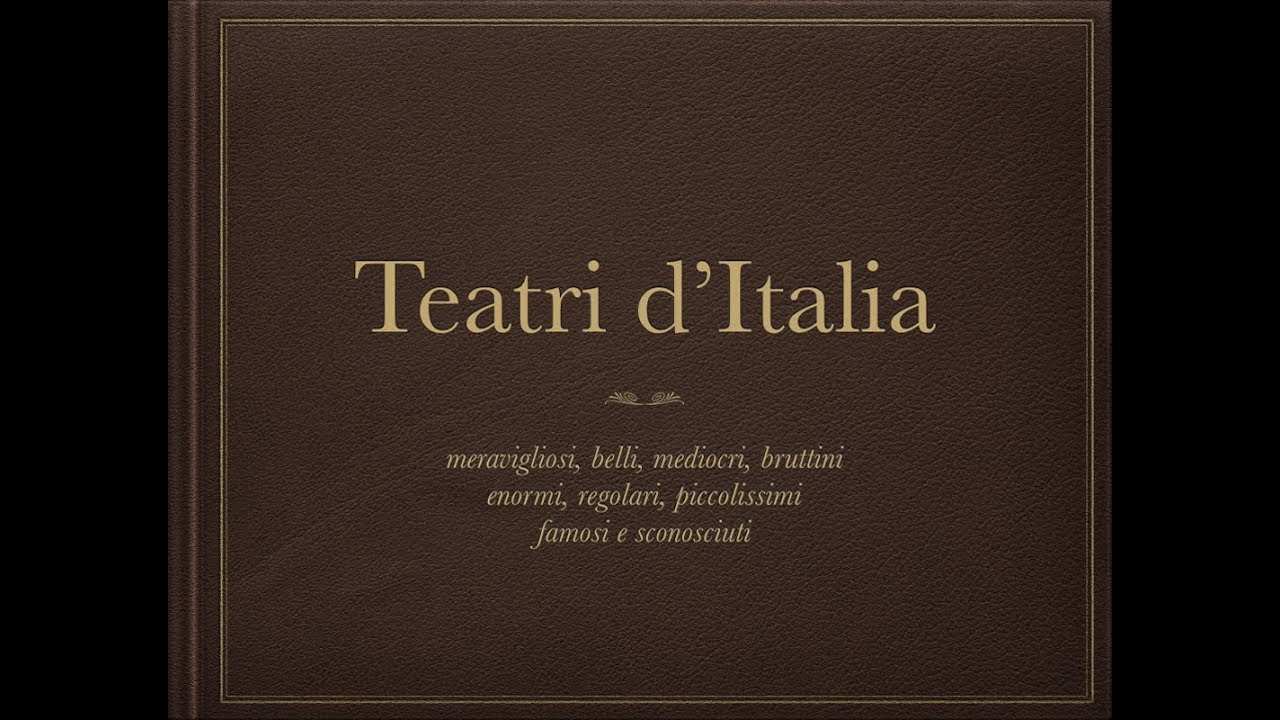 Teatri d'Italia - edizione 2017