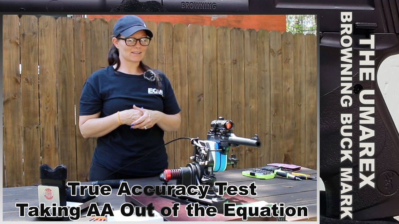 THE UMAREX BROWNING BUCK MARK - Taking All The Airgun Angie Error Out of the Equation