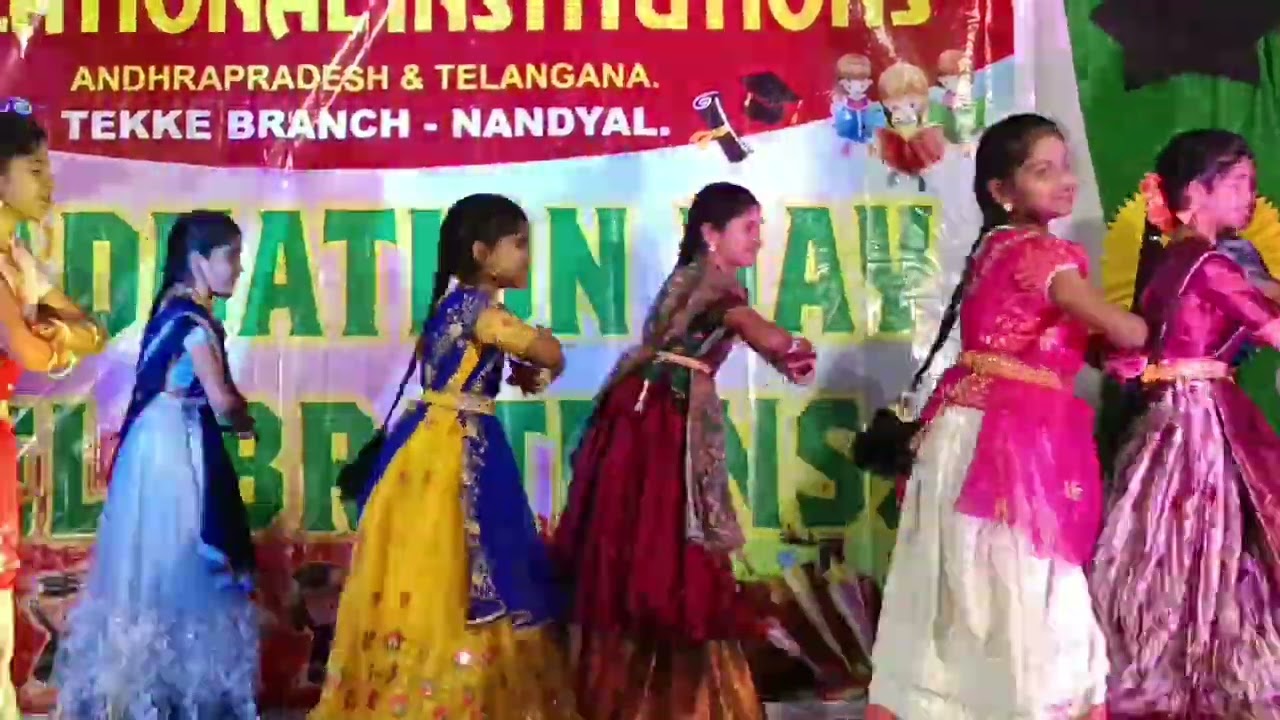 My daughter dance performance at keshava reddy school nandyal 